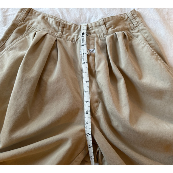 Vtg Marithe Francois Girbaud Women’s Pleated Chino Pants Barrel Leg W30 1980s - Picture 11 of 14
